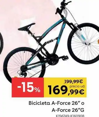 ToysRus Bicicleta a-force 26 oferta