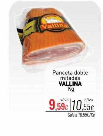 Cuevas Cash Panceta doble mitades vallina kg oferta