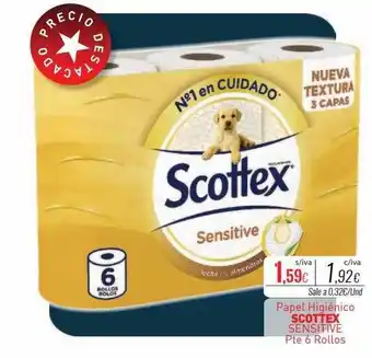 Cuevas Cash Papel higiénico scottex sensitive oferta
