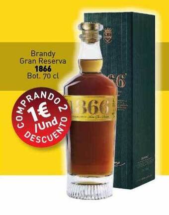 Cuevas Cash Brandy gran reserva 1866 oferta