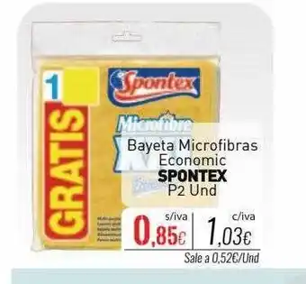 Cuevas Cash Bayeta microfibras economic spontex p2 oferta