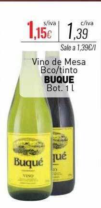 Cuevas Cash Vino de mesa bco-tinto buque bot. oferta