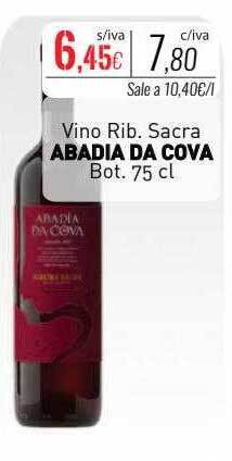 Cuevas Cash Vino rib. sacra abadia da cova oferta