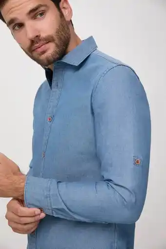 Fifty Factory Camisa denim estructura oferta