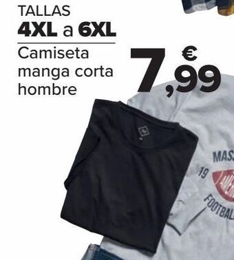 Carrefour Camiseta manga corta hombre oferta