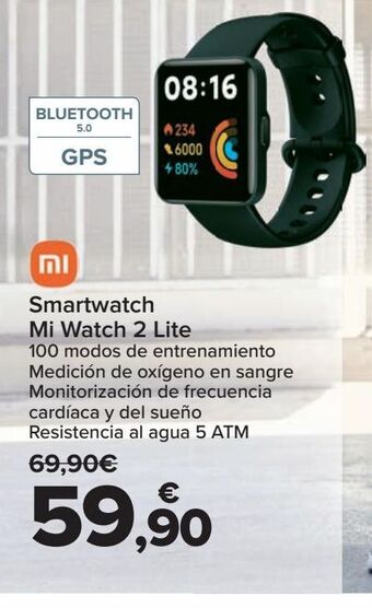 Carrefour Smartwatch mi watch 2 lite xiaomi oferta