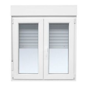 Brico Depôt Ventana de pvc oscilobatiente "premium" 116 x 100 cm con persiana oferta