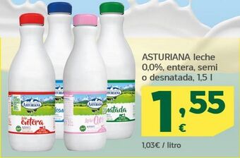 HiperDino Leche asturiana oferta
