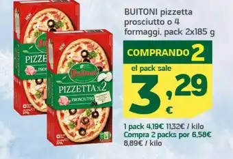 HiperDino Pizza congelada buitoni oferta