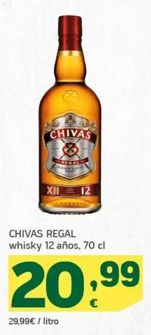 HiperDino Whisky chivas regal oferta