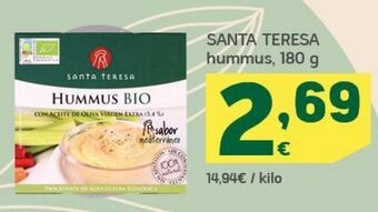 HiperDino Hummus santa teresa oferta