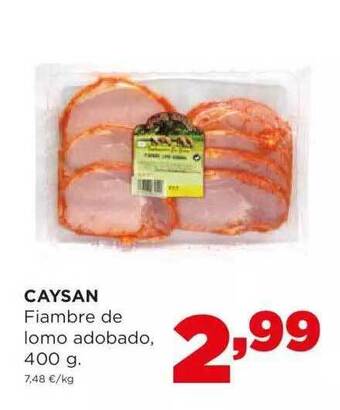 Alimerka Caysan fiambre de lomo adobado oferta