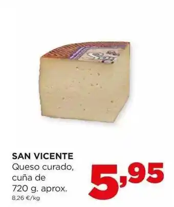 Alimerka San vicente queso curado cuña de aprox oferta