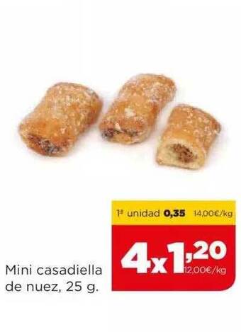 Alimerka Mini casadiella de nuez oferta
