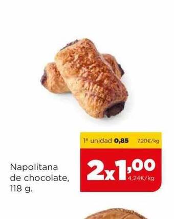 Alimerka Napolitana de chocolate oferta