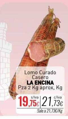 Cuevas Cash Lomo curado casero la encina oferta