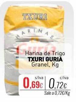 Cuevas Cash Harina de trigo txuri guria granel kg oferta