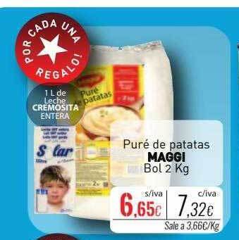 Cuevas Cash Puré de patatas maggi bol oferta