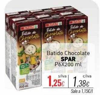 Cuevas Cash Batido chocolate spar oferta