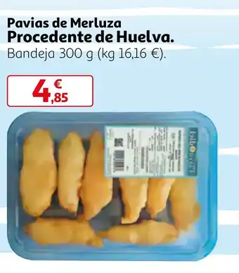 Alcampo Procedente de Huelva Pavias de Merluza 300g oferta