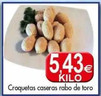 Congelados Copos Croquetas caseras rabo de toro oferta
