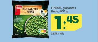HiperDino Findus guisantes finos oferta