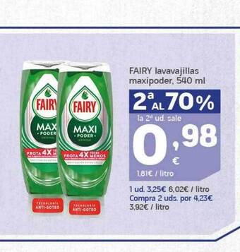 HiperDino Fairy lavavajillas maxipoder oferta
