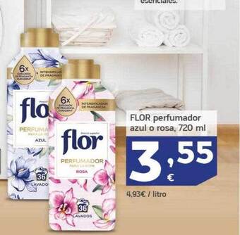 HiperDino Flor perfumador azul o rosa oferta