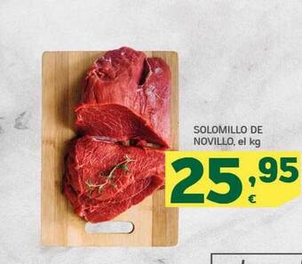 HiperDino Solomillo de novillo oferta