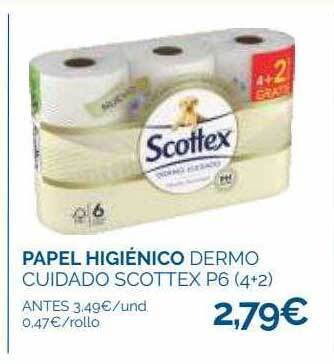 Supermercados La Despensa Papel higiénico dermo cuidado scottex oferta