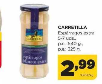 Alimerka Carretilla espárragos extra 5-7 oferta