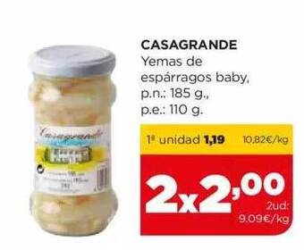 Alimerka Casagrande yemas de espárragos baby oferta