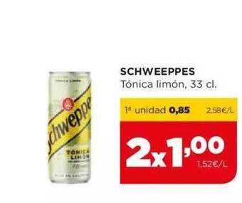 Alimerka Schweppes tónica limón oferta