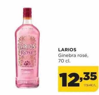 Alimerka Larios ginebra rosé oferta