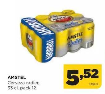 Alimerka Amstel cerveza radler oferta