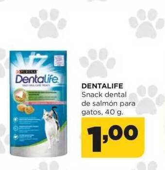 Alimerka Dentalife snack dental de salmón para gatos oferta