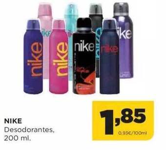 Alimerka Nike desodorantes oferta