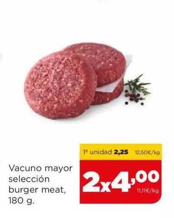 Alimerka Vacuno mayor selección burger meat oferta