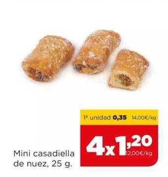 Alimerka Mini casadiella de nuez oferta