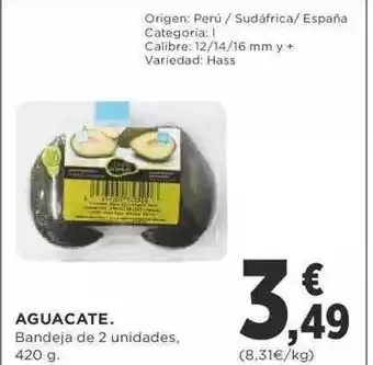 Supercor Aguacate bandeja de 2 oferta