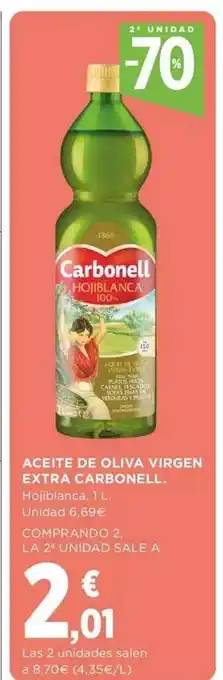 Supercor 2e unidad -70% aceite de oliva virgen extra carbonell oferta