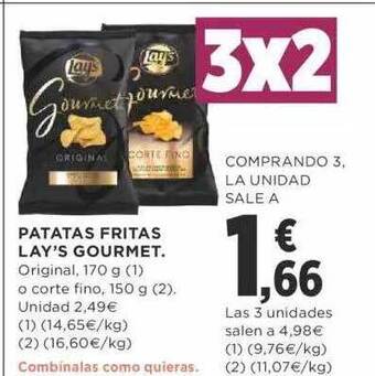 Supercor Patatas fritas lay's gourmet oferta