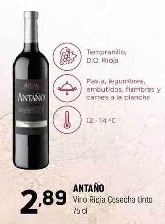 Coviran Antaño vino rioja cosecha tinto oferta