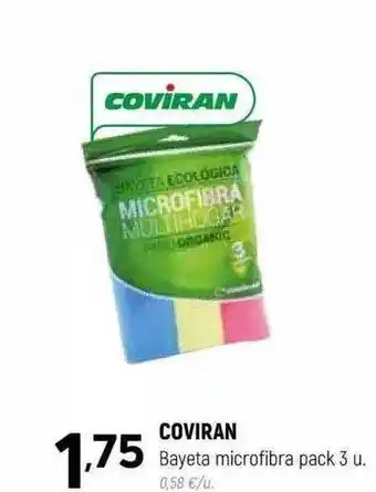 Coviran Coviran bayeta microfibra pack 3 oferta