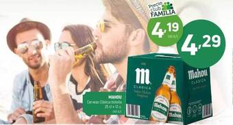 Coviran Mahou cerveza clásica botella oferta