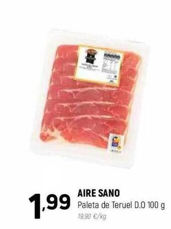 Coviran Aire sano paleta de teruel d.o oferta