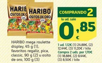 HiperDino Golosinas haribo oferta