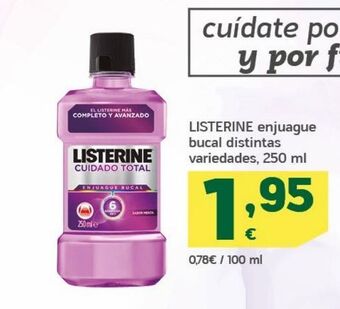 HiperDino Enjuague bucal listerine oferta