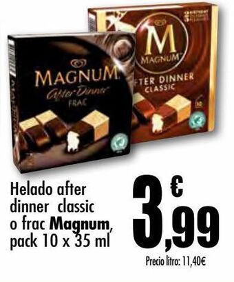Unide Supermercados Helado after dinner classic o frac magnum oferta