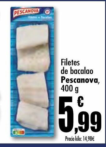 Unide Supermercados Filetes de bacalao pescanova oferta